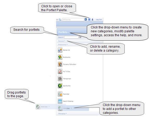 Portlet Palette