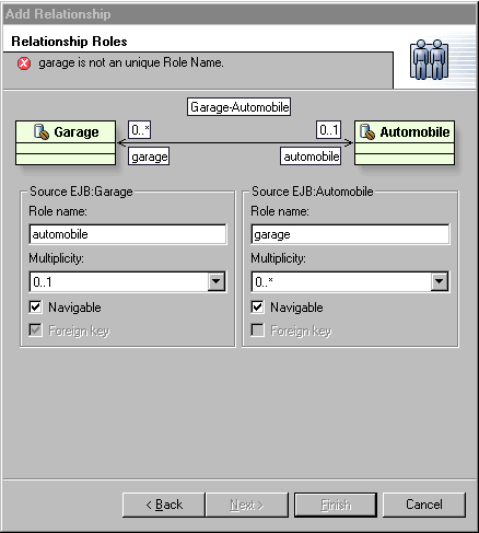 Screen capture of the Add Relationship wizard.
