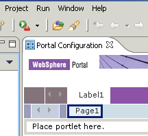 Portal Configuration editor in Portal Designer