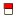 Icon of an outlined rectangle with the top half colored red