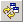 A button with stylized icon