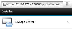 Screen capture showing the Installers and the IBM <a href=