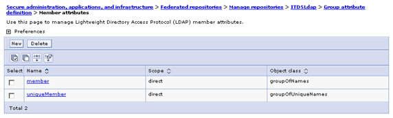 Member attributes